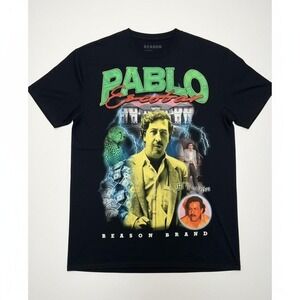 Reason Brand Pablo Escobar El Patrón Tee Size M NWOT
